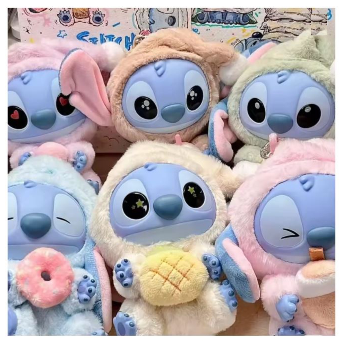 peluche sorpresa de Stich Labubu